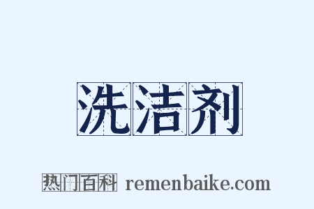 洗洁剂是什么意思的图片